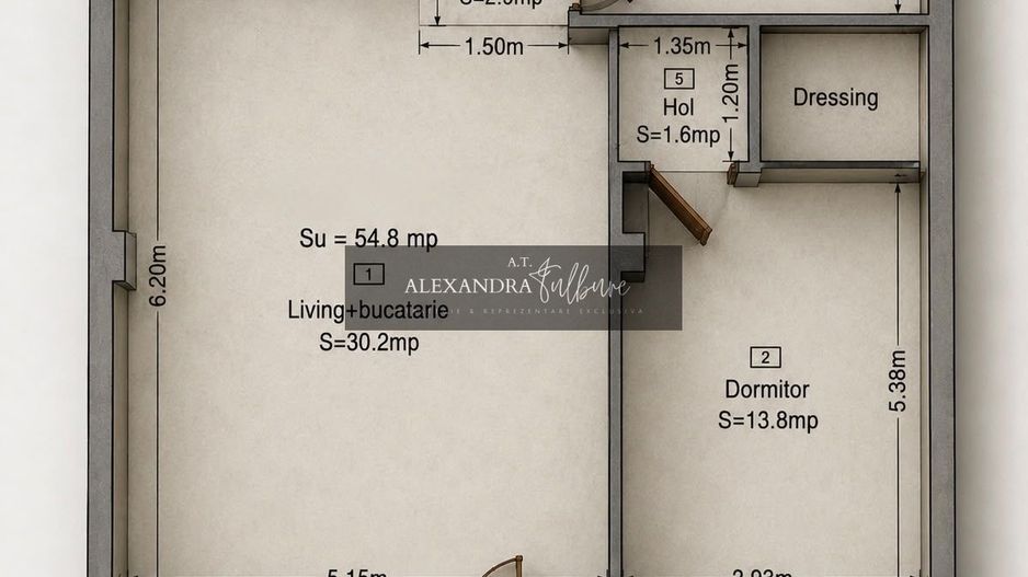 Apartament 2 camere, dressing, terasa, parcare, Parcul Poligon - Poză 11