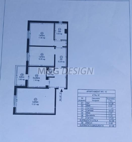 Apartament 3 camere Girocului etaj 3 - Poză 14