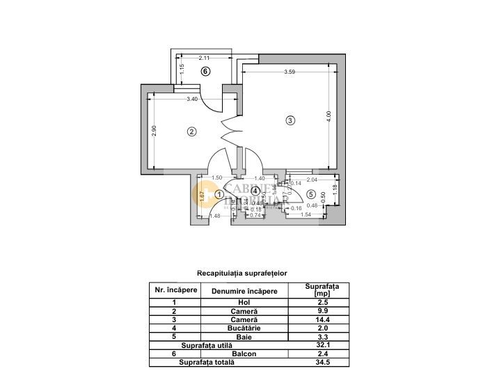 Garsoniera dubla  | Universitate | Necesita Renovare - Poză 6