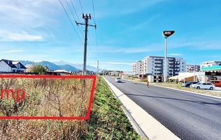 Intrare in Rasnov dinspre Brasov, zona de case noi, teren de 1976mp,  80 euro/mp