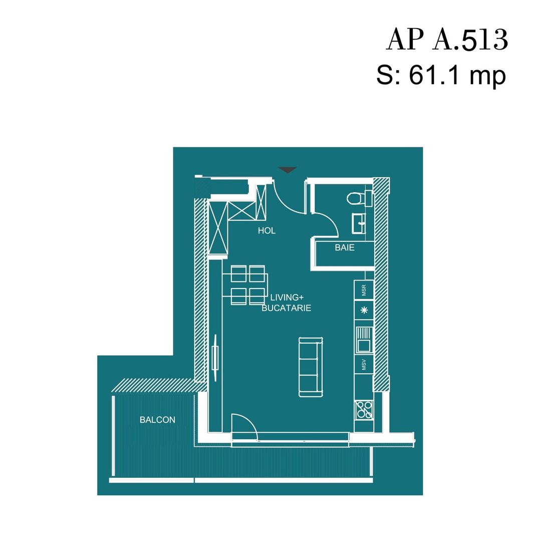 Studio Pipera ultramodern, lux - Poză 7