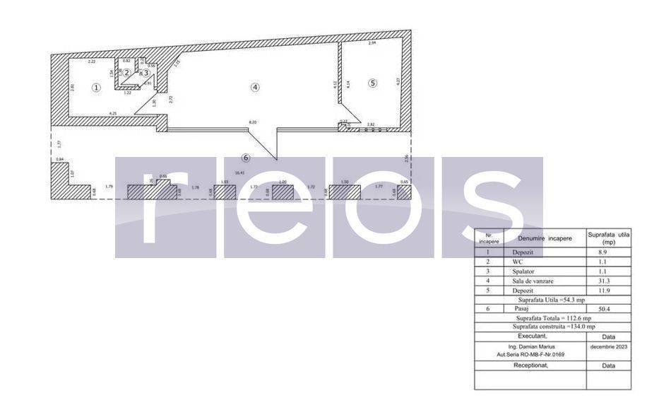 INCHIRIERE SPATIU COMERCIAL 54MP METROU UNIVERSITATE CENTRUL VECHI ULTRACENTRAL - Poză 3