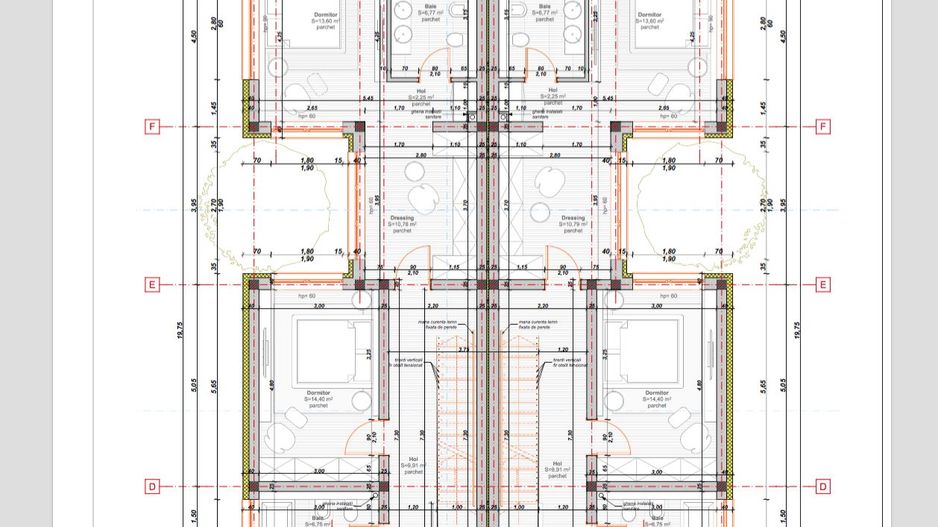 Duplex mobilat si utilat 3dormitoare Dumbrăvița 510mp teren - Schiță 12