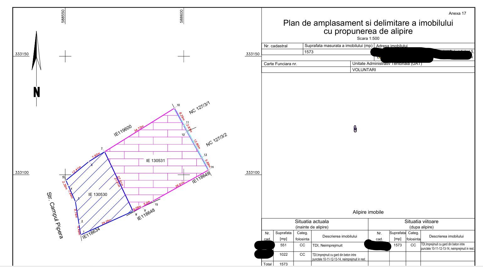 Teren de vânzare || Drumul Pipera || Ideal dezvoltare imobiliară - Schiță 4