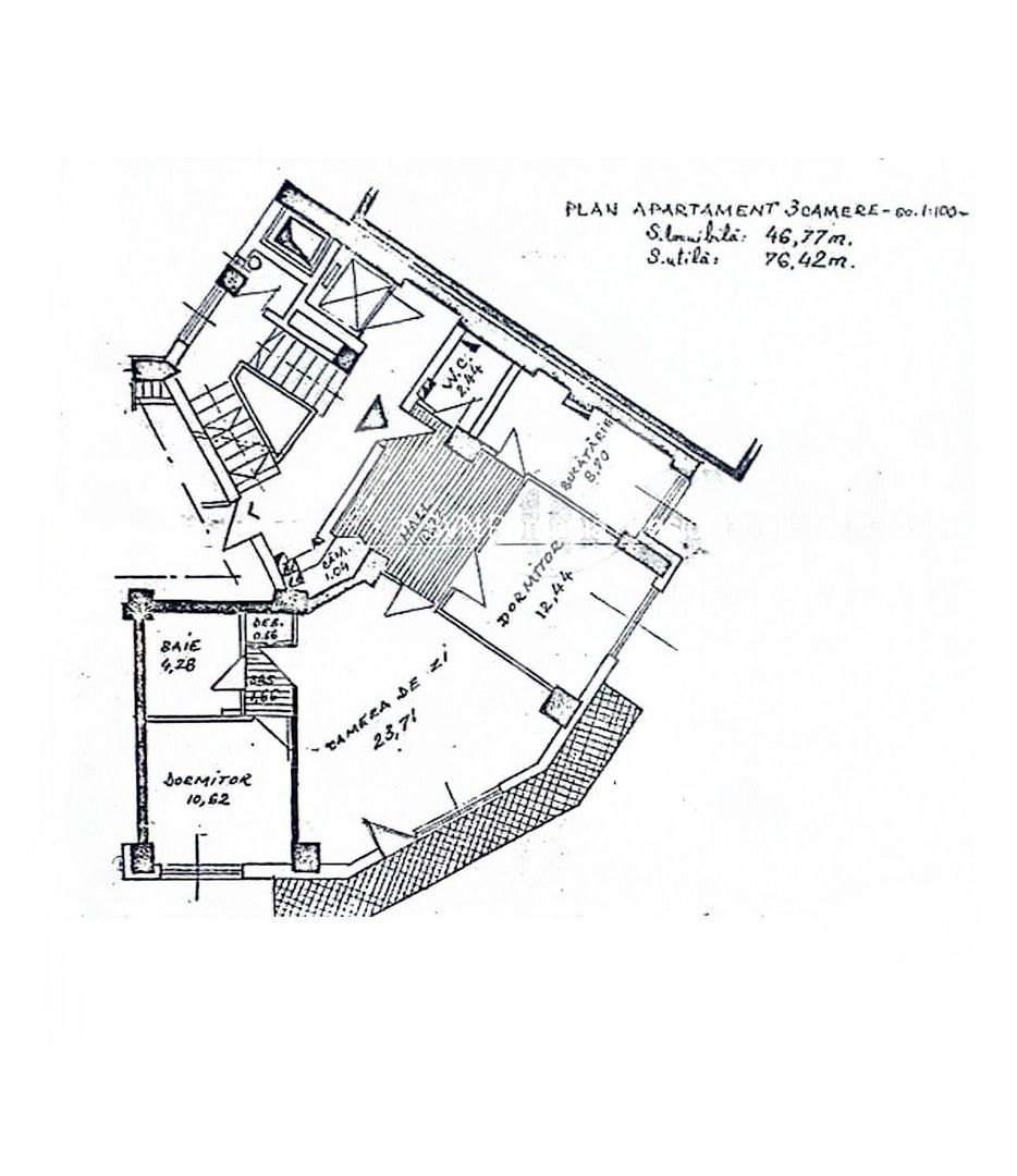 Apartament 3 camere Calea Victoriei / Imobil 1983 - Poză 13