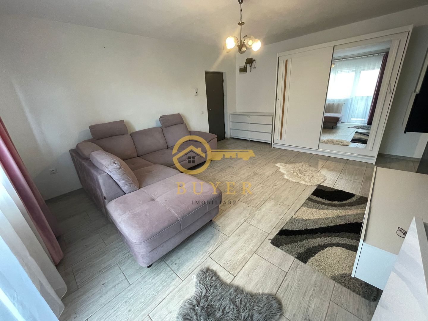 Apartament cu 2 cam la etajul 1, complet mobilat si utilat, balcon - Poză 2