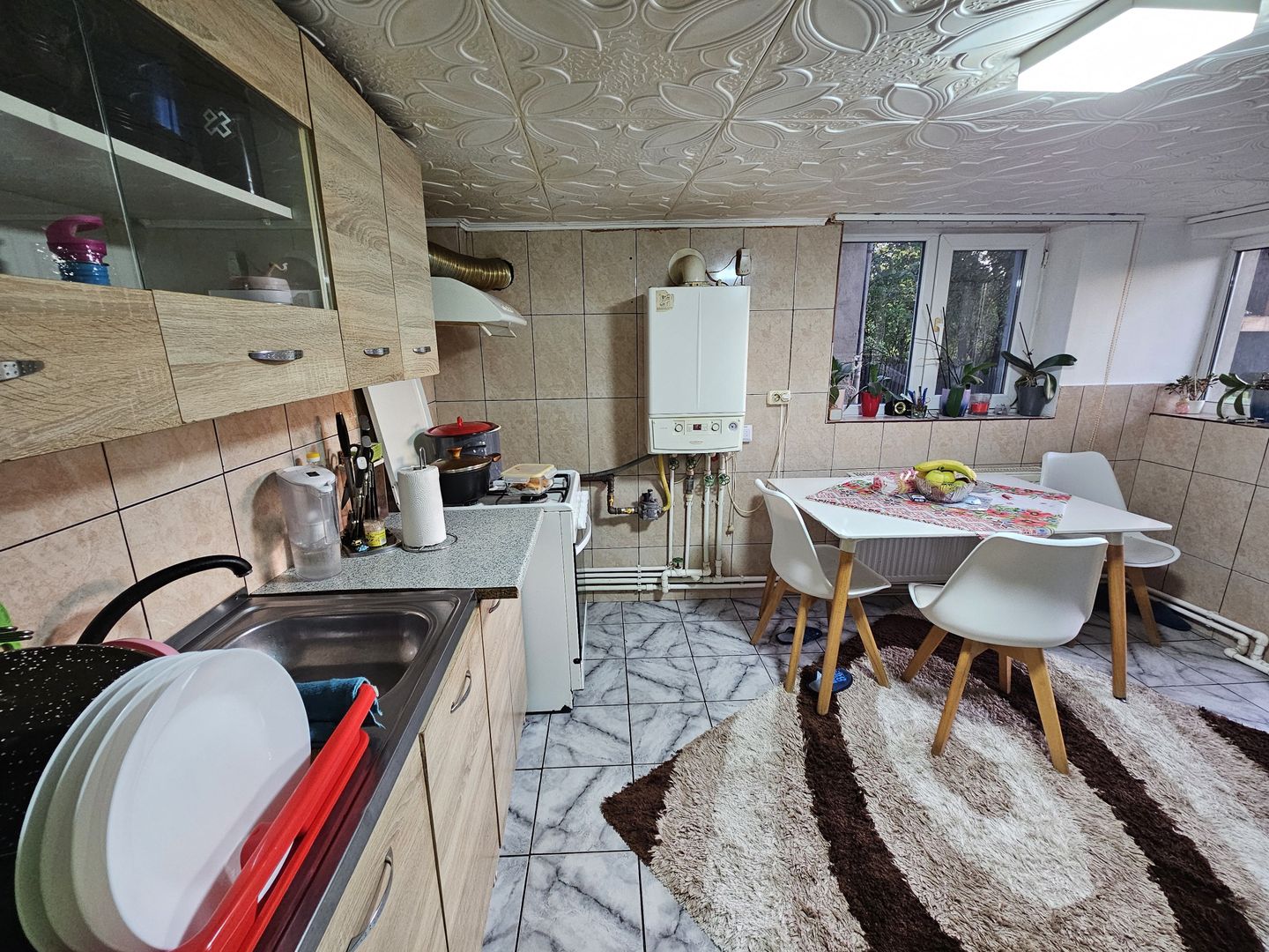 Casa 127mp mobilata/utilata+ anexa+garaj+beci+teren intravilan 1233 mp - Poză 12