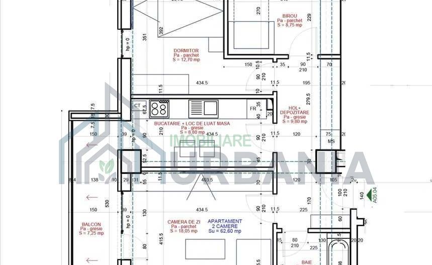 Apartament 2 camere + birou, 69,85 mp (balcon inclus) – Freya Home, Iași - Poză 1