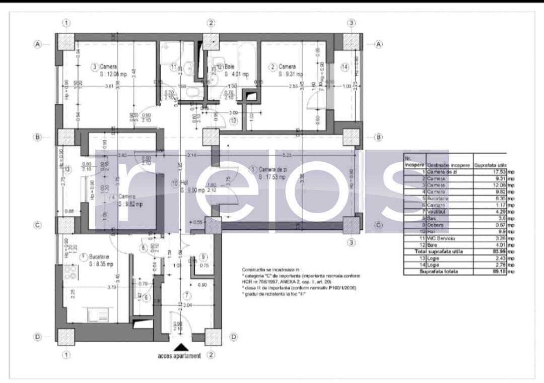 VANZARE 4 CAMERE DECOMANDAT -PARCARE -BULEVARDUL  GHENCEA - Poză 6
