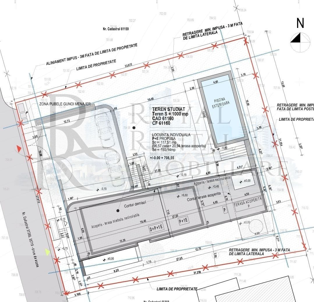Teren intravilan cu proiect de casă și piscină – zonă exclusivistă Sălicea - Poză 5
