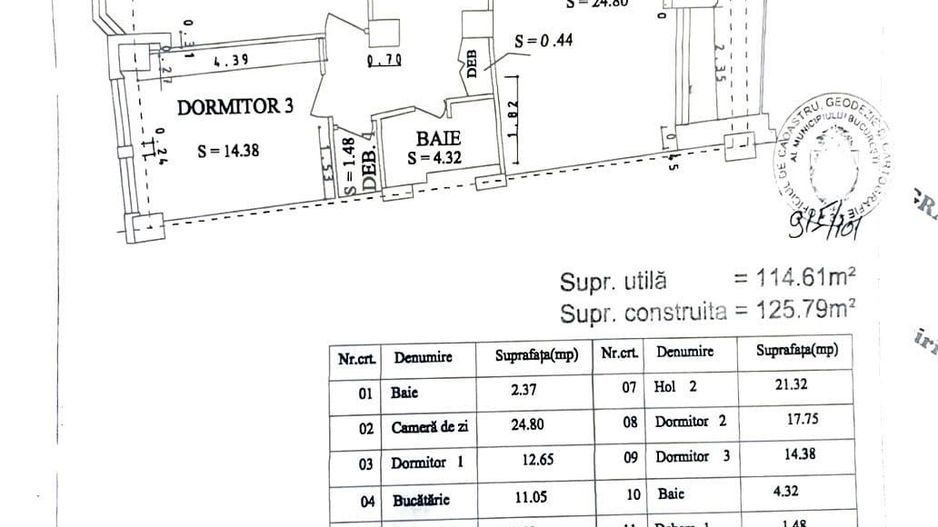 Bulevardul Unirii | 4 camere | vedere mixta | 115mp utili | Decomandat - Poză 19