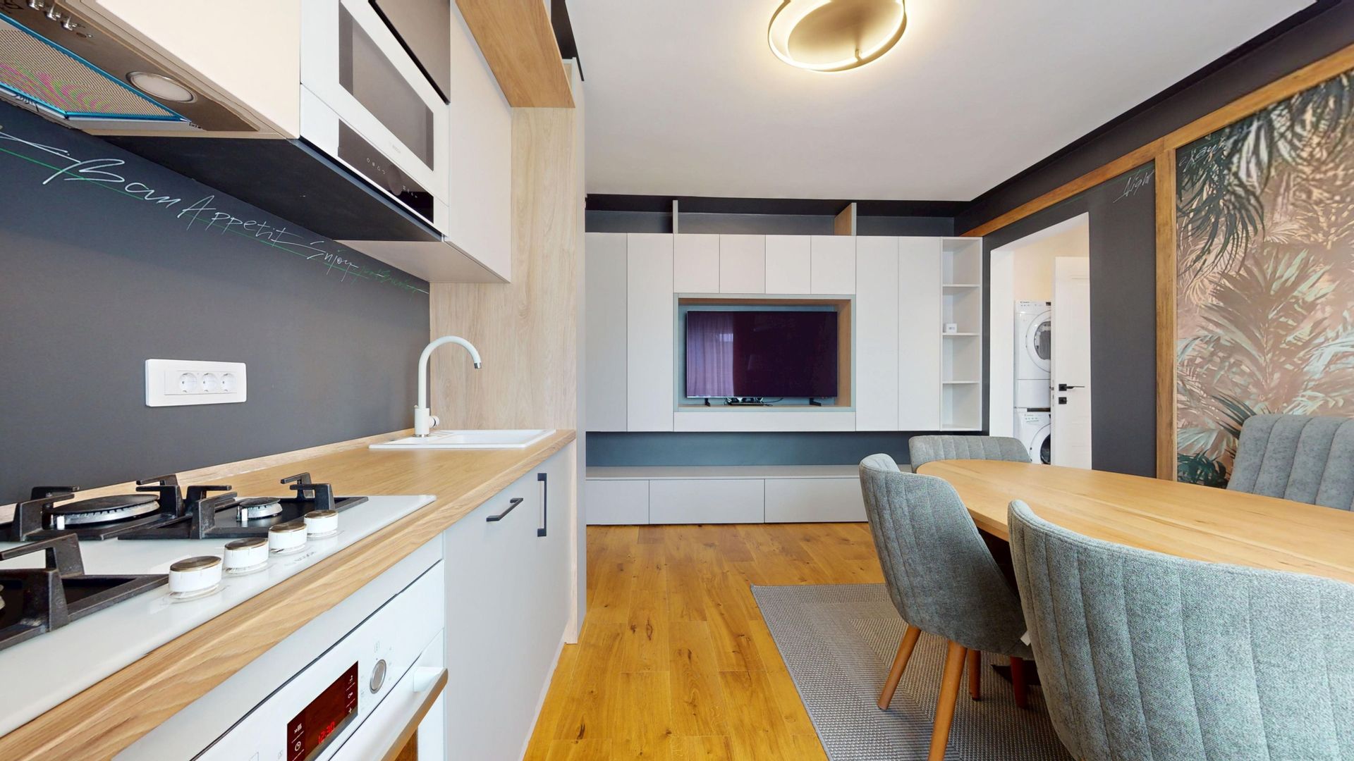 Apartament 3 camere, renovat integral -- desing, culoare si armonie - Poză 16