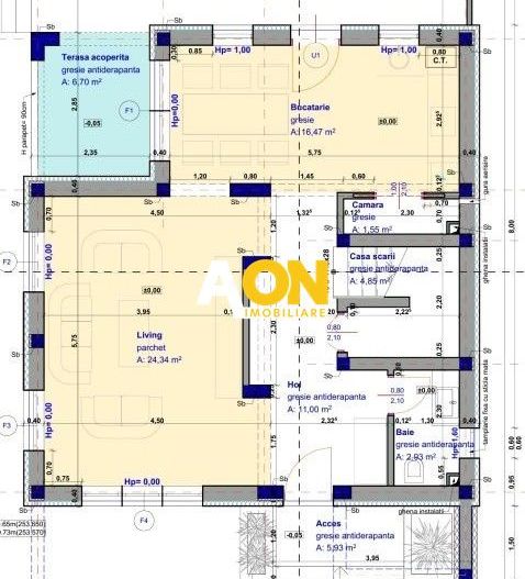 Casa 4 camere, 355 mp teren,  Alba -Micesti - Schiță 19