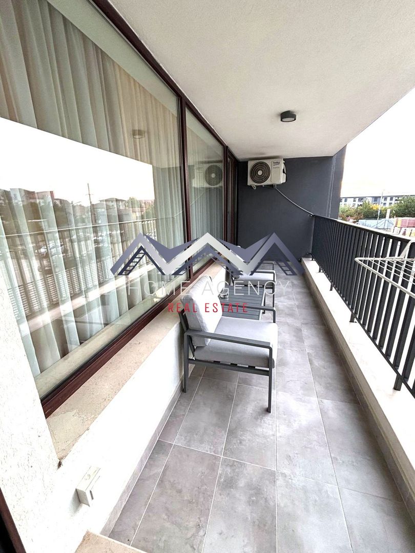 Apartament 2 camere de închiriat Otopeni, bloc nou, mobilat & utilat, parcare - Poză 9