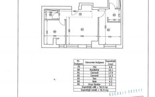 AP. 2 CAMERE ONIX PARK, INCALZIRE PARDOSEALA, MOBILAT, COMISION 0% - Schiță 8