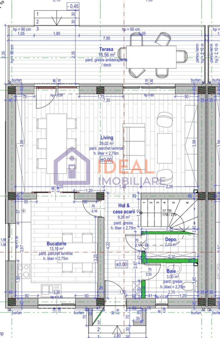 Casa Tip Duplex cu 4 camere, in Cristian - Schiță 7