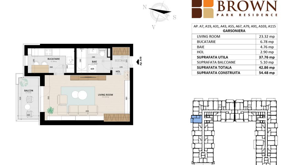 Garsoniera noua, modern finisata, langa Parc Tudor Arghezi, Sector 4 - Schiță 4