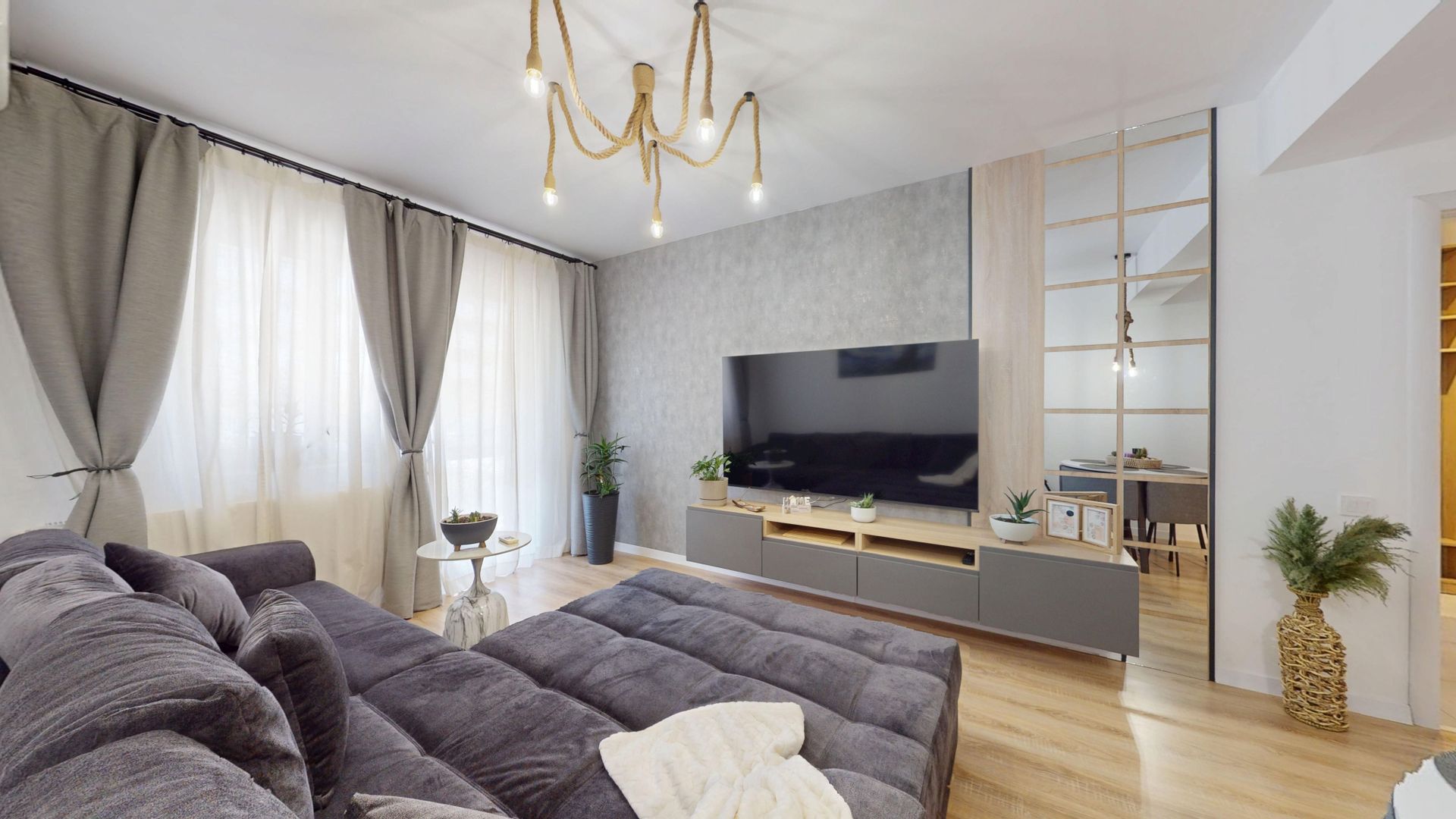 Metrou Berceni -Biruintei-Popesti Leordeni 2 camere-curte - Poză 7