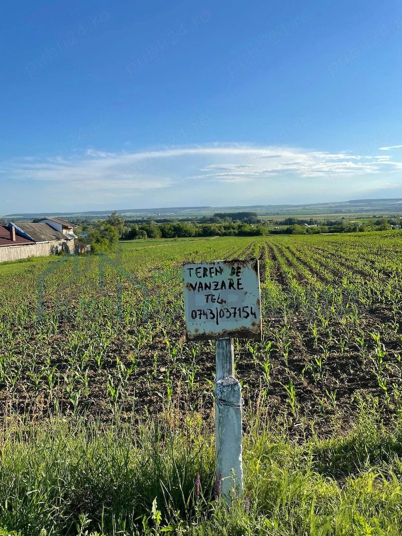 Teren intravilan de vânzare în Pașcani, zona Blăgești, strada Avram Iancu - Poză 1