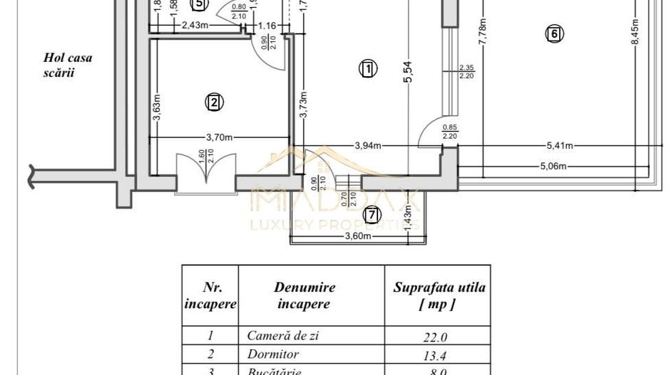Apartament 2 camere_LUX_107.4 mp**Terasa de 45 mp//Mogosoaia - Schiță 34