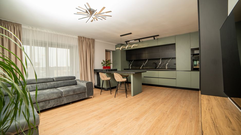 Penthouse 2 camere mobilat utilat panouri solare pompa caldura - Poză 9