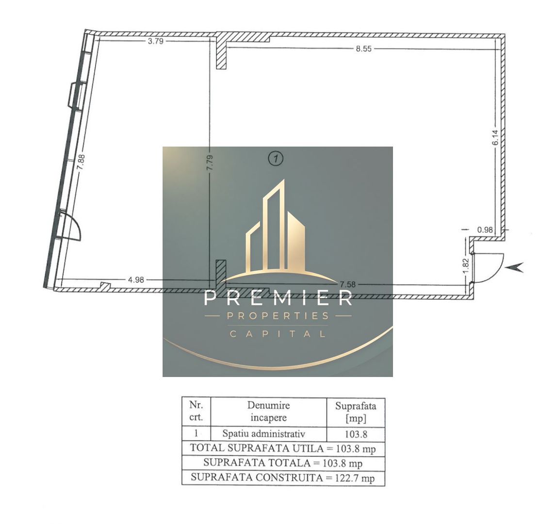 Spațiu comercial One Cotroceni Park închiriat 10 ani investiție - Schiță 9