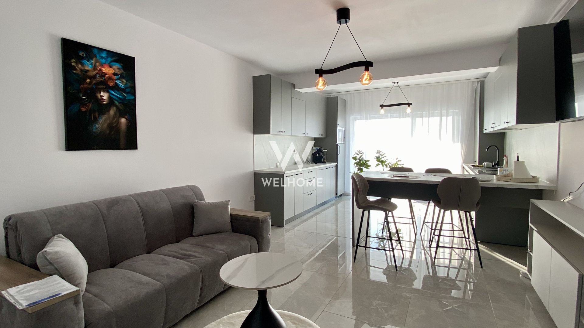 Chirie apartament 2 camere la Vila cartier DaVinci Sibiu - Poză 9