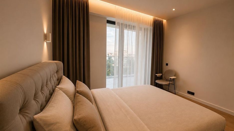 Apartament 3 camere cu terasă și vedere urbană | One Herăstrău Towers - Poză 10