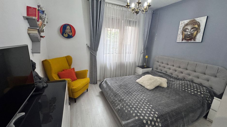 AP. 4 CAMERE - CURTE 45MP, PARCARE INCLUSA, MOBILAT MODERN,COMISION 0% - Poză 3