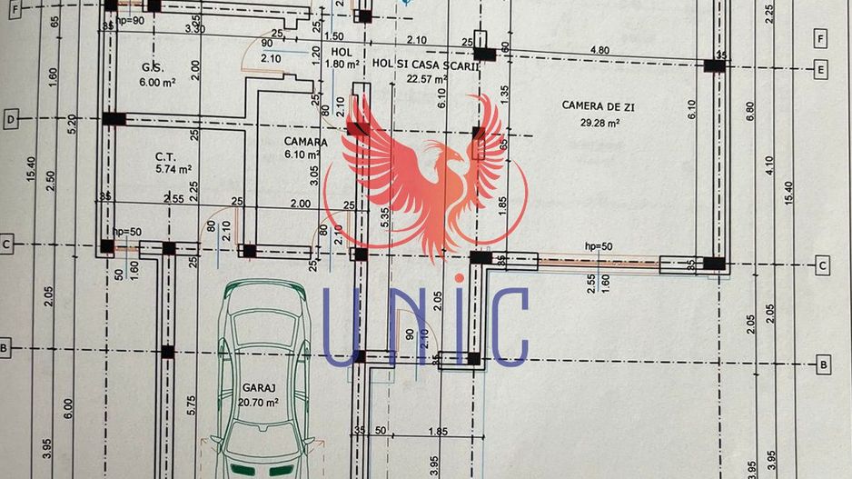 Vila Ultramoderna mobilata si utilata, Damila - Schiță 9