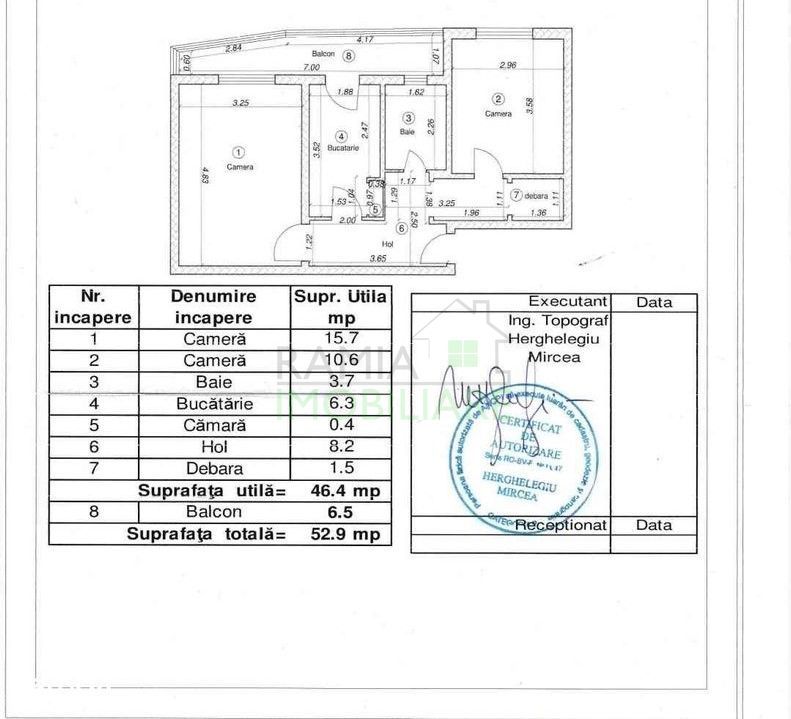 Apartament 2 camere decomandat, renovat, gata de mutare ,Zona Tractoro - Poză 10