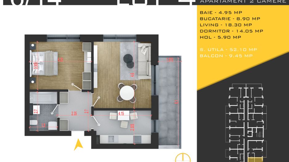 2 CAM_DECOMANDAT_COMPLEX 4 BLOCURI P+3_GURA ARIESULUI - Poză 1