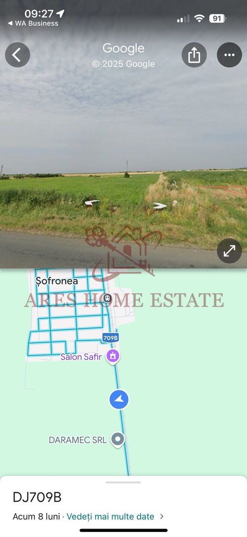 Teren strategic pentru investiție – 5014 mp, Sofronea, Arad. - Poză 2