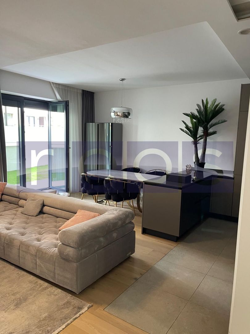 VANZARE APARTAMENT MOBILAT LUX | 3 CAMERE | CURTE 70MP | HERASTRAU | - Poză 2