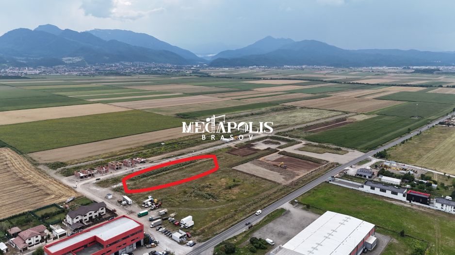 Teren cu PUZ aprobat pentru blocuri S+P+4E, de la 4.500 mp, Săcele - Poză 2