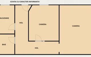 Apartament / Birou 2 camere decomandate in zona Centrala Cluj-Napoca - Poză 11