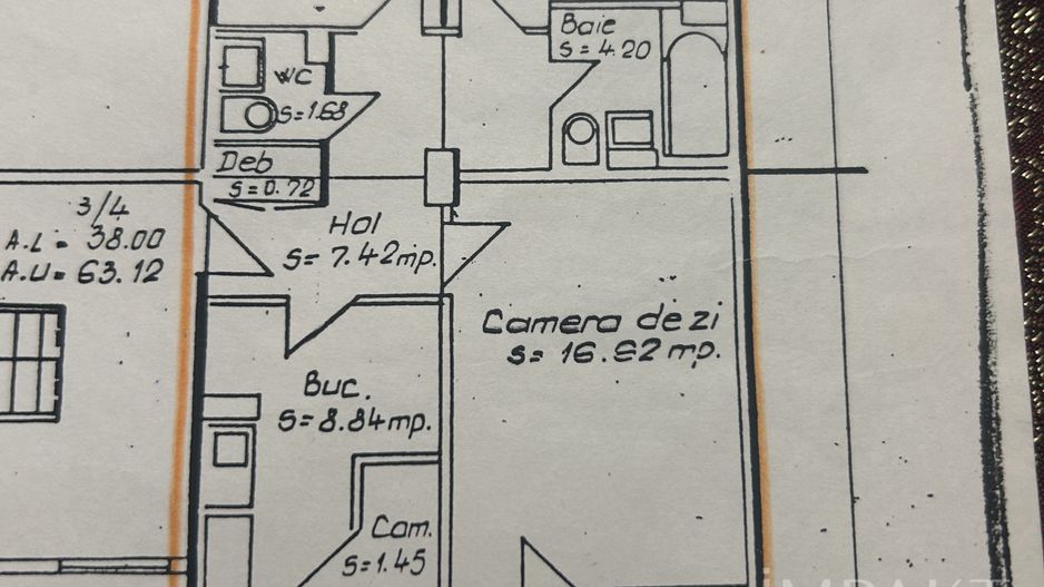 Vanzare apartament 3 camere decomandate, Manastur! - Schiță 18