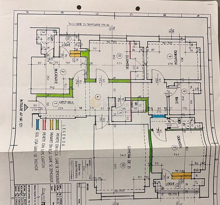 89 mp | Decomandat | Fără risc | Centrala Proprie | Rond Obor - Schiță 17