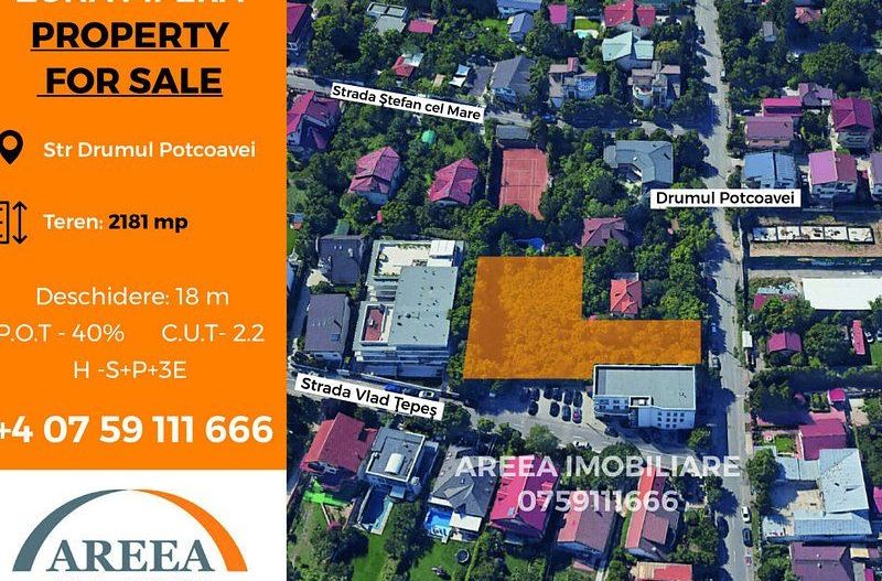 Teren 2181mp in Pipera-str Drumul Potcoavei colt cu Vlad Tepes - Poză 2