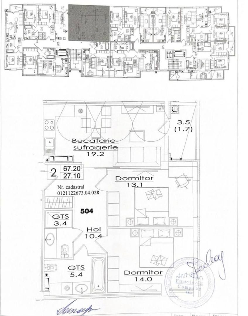 Vânzare, apartament, 2 camere, str. Durlești, Dumbrava - Poză 2