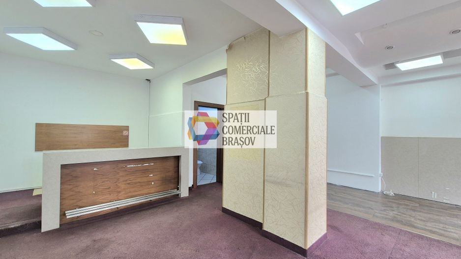 Spatiu comercial de închiriat cu vad - 70 mp # spatii-comerciale-brasov.ro - Poză 2