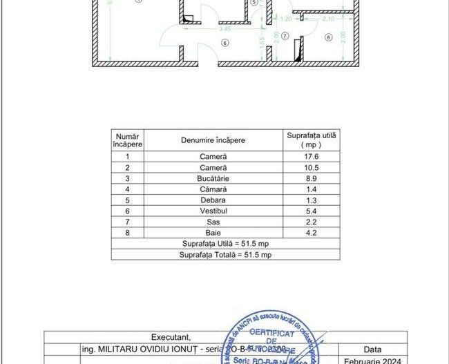 Apartament zona Bd. Chisinau - DIham - Poză 6
