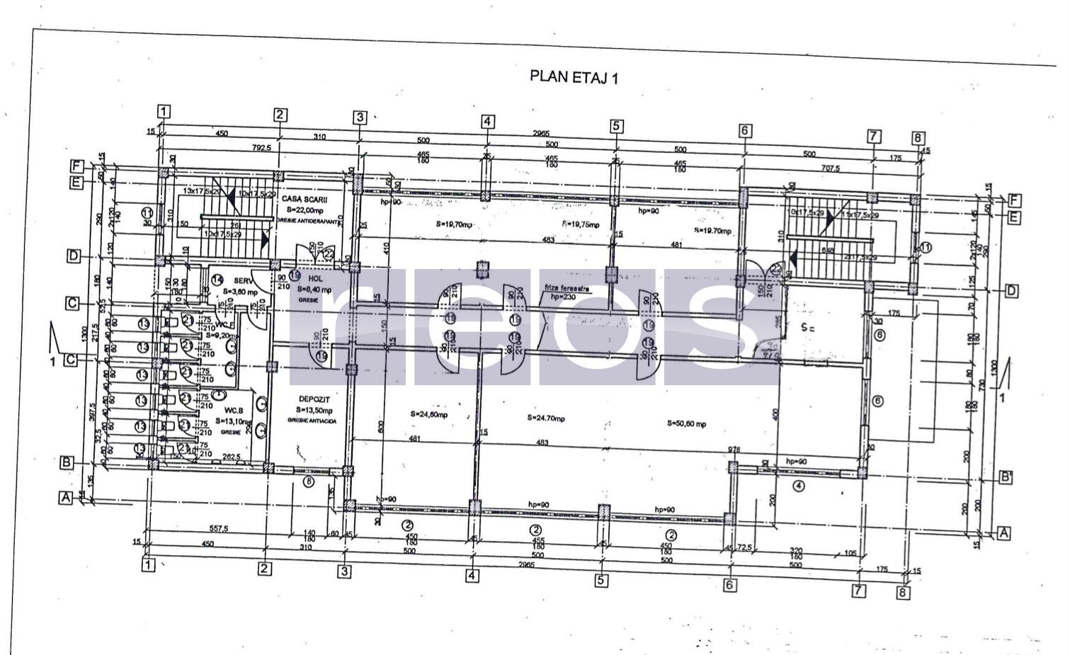 Cladire 1100 mp construiti zona centrală - Poză 7