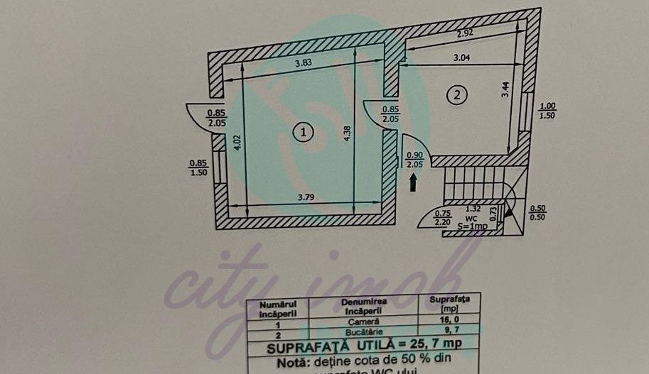 Ideal investitie la 3 minute Metrou Muncii - Poză 6