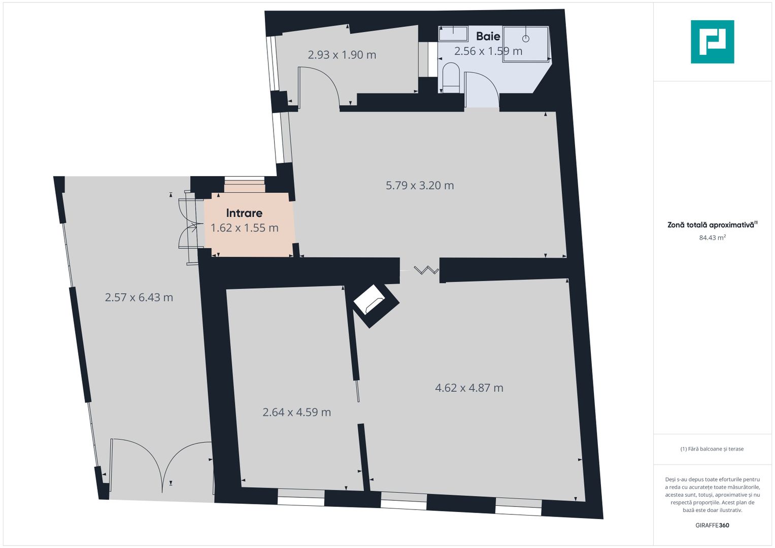 Apartament cu 3 camere ultracentral - Poză 4