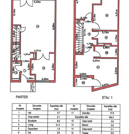 OFERTA | Casa  4 camere | 3 bai | Parcare | Ansamblu privat - Schiță 19