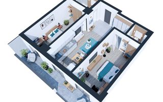 Apartament 3 camere - bloc nou - Cug - Selgros - Poză 3