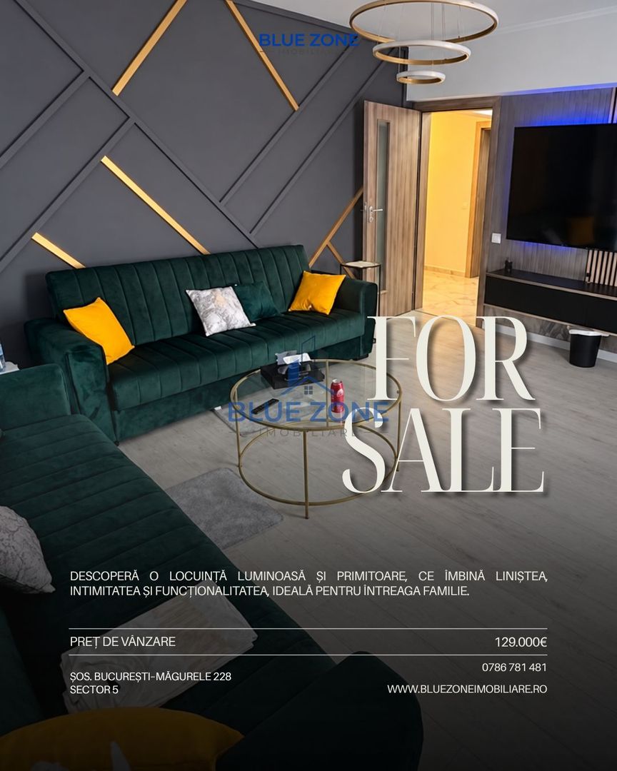 Apartament 3 camere I Bloc 2022 I Centrala proprie I 88 mp - Poză 1
