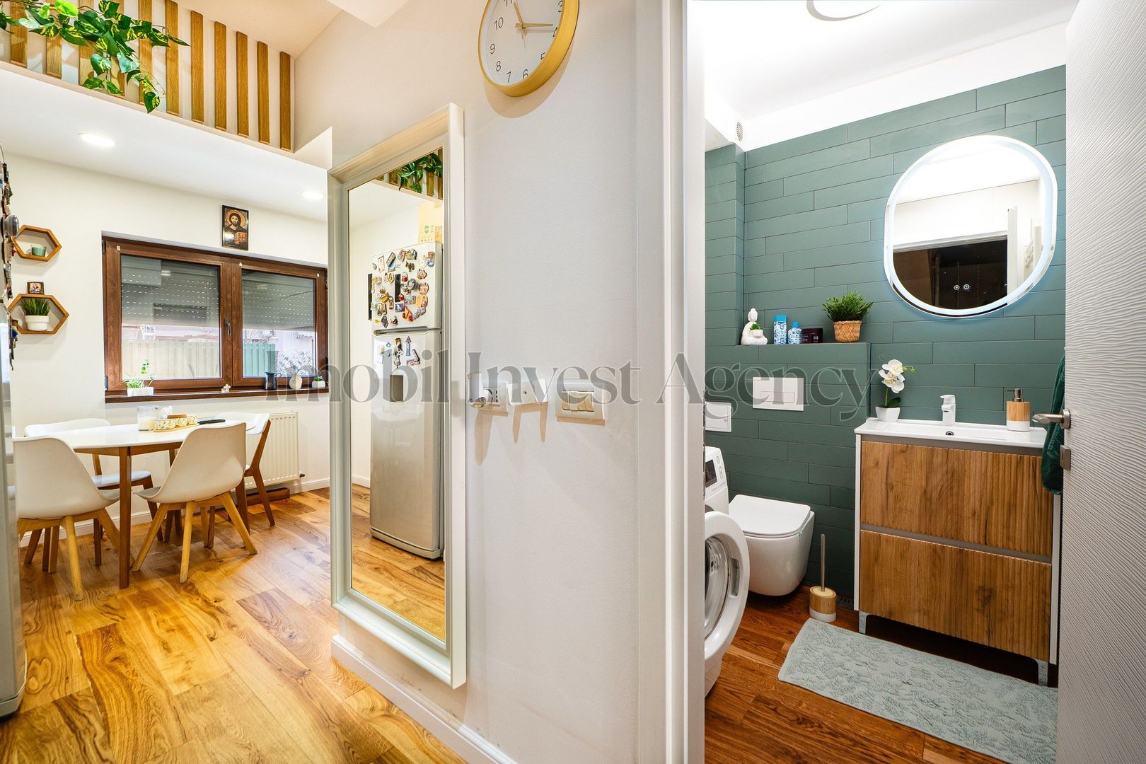 Duplex P+1+M cu grădină proprie, terasă și acces la piscină. - Poză 11