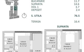Apartament nou 2 camere cu supanta | Comision 0% | langa The Nest - Poză 7